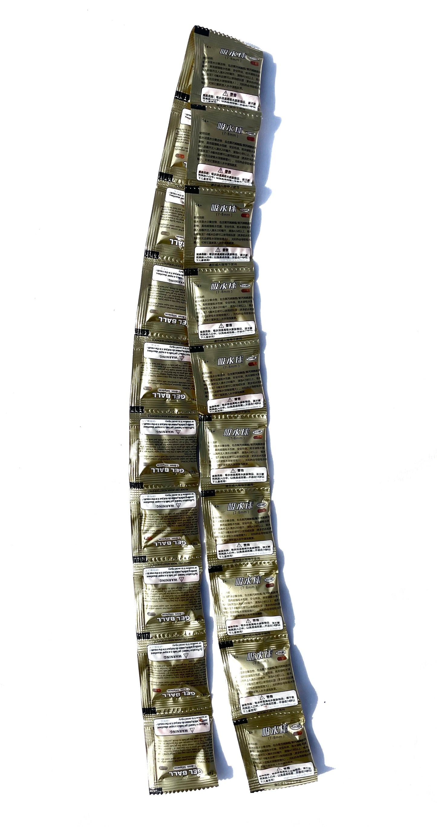 4000 balas de Hidrogel (7-8mm)