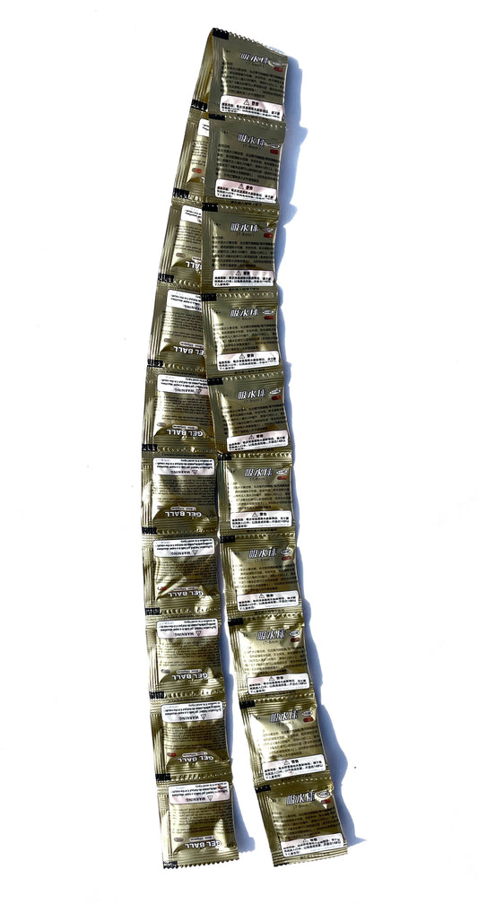 4000 balas de Hidrogel (7-8mm)